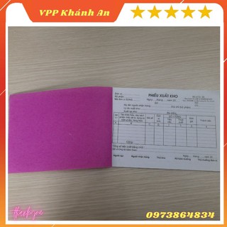 Phiếu Thu/Chi/Xuất kho /Nhập kho 1 liên
