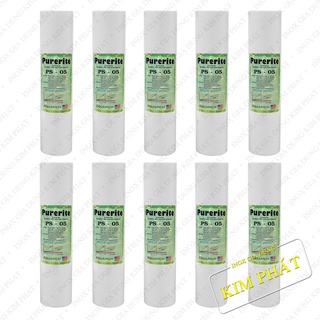 Bộ 10 lõi lọc nước số 1 dùng cho máy lọc nước RO hoặc lọc thô 10 inch (PP 5 micron)