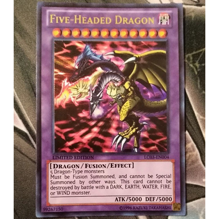 Bài Yugioh - Five Headed Dragon (Ultra Rare/ Secret Rare)