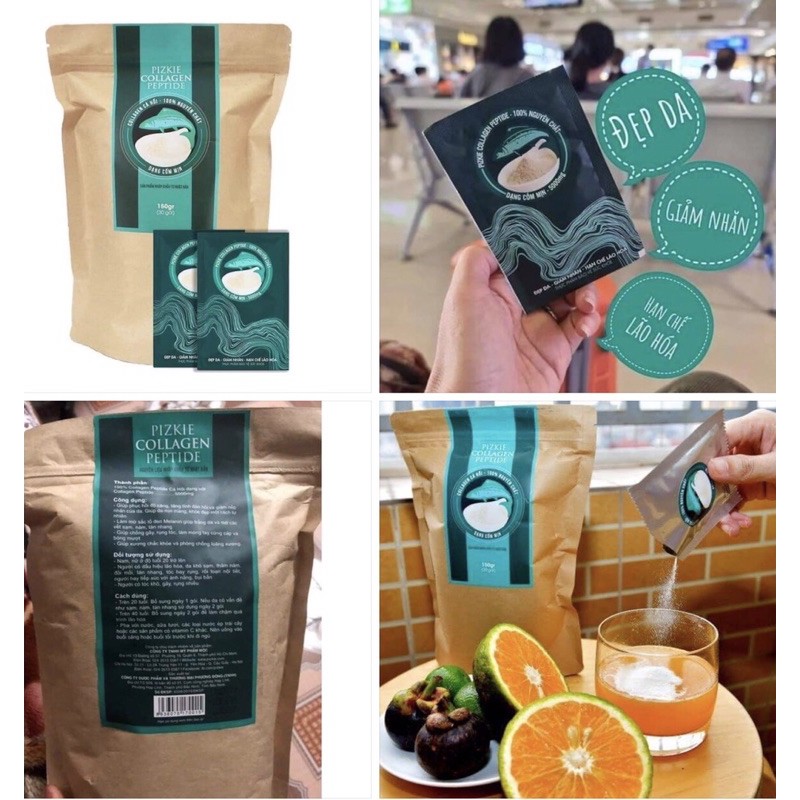 [1day]Collagen Peptide ngăn ngừa quá trình lão hóa Collagen Cá Hồi Pizkie Nhật Bản đẹp da khoẻ tóc | BigBuy360 - bigbuy360.vn