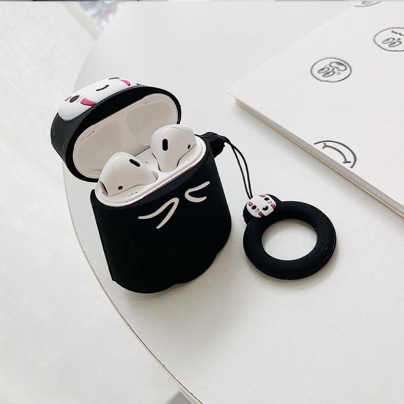 AirPods tay áo airpods tay áo bảo vệ gấu Apple tai nghe không dây Bluetooth tay áo phim hoạt hình dễ thương vỏ hộp silicone áp dụng