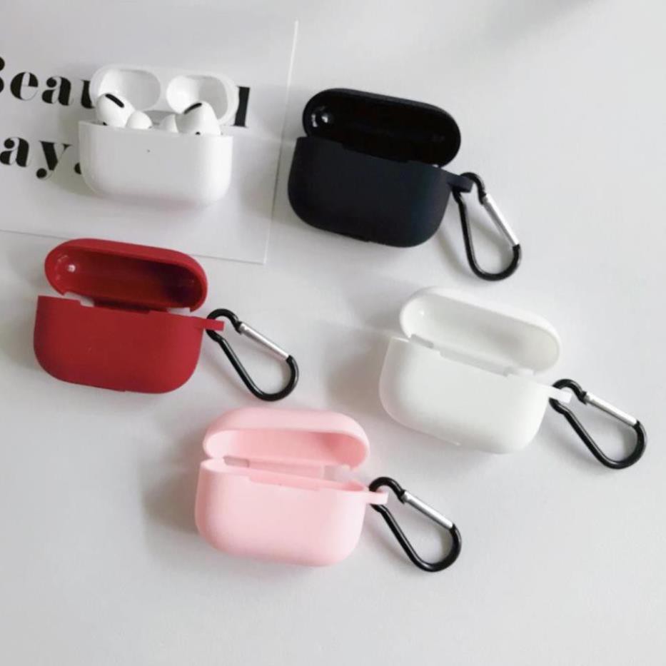 Case Airpods Pro, Ốp Bảo Vệ Airpods Pro, Chất Liệu Silicol Đựng Tai Nghe Không Dây Airpods Pro. Tặng Kèm Móc Đeo