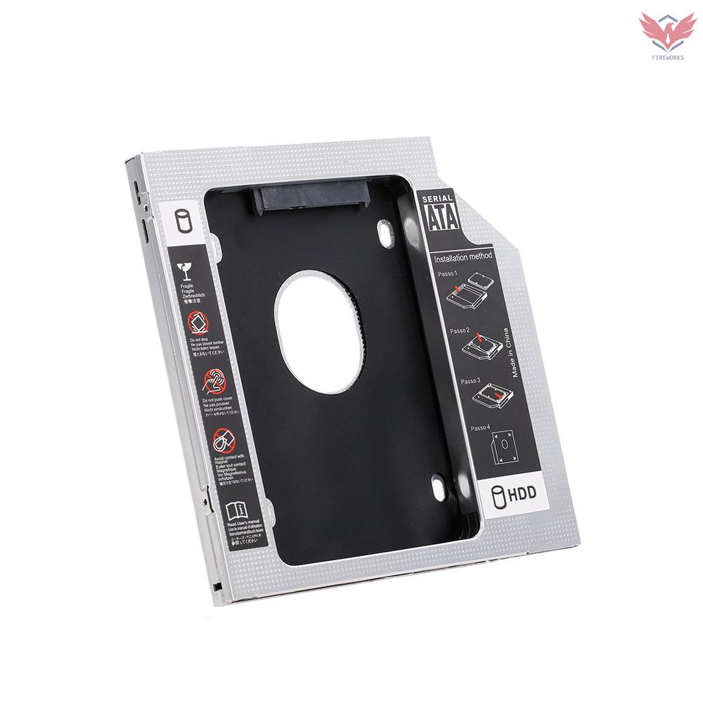 Aluminum Alloy SATA3.0 2nd HDD Caddy 9.5mm 2.5 Inch SSD HDD Enclosure for Desktop PC Laptops