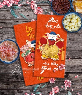 LÌ XÌ TẾT 2020 -COMBO 1000 chiếc( chia đều 40 mẫu)
