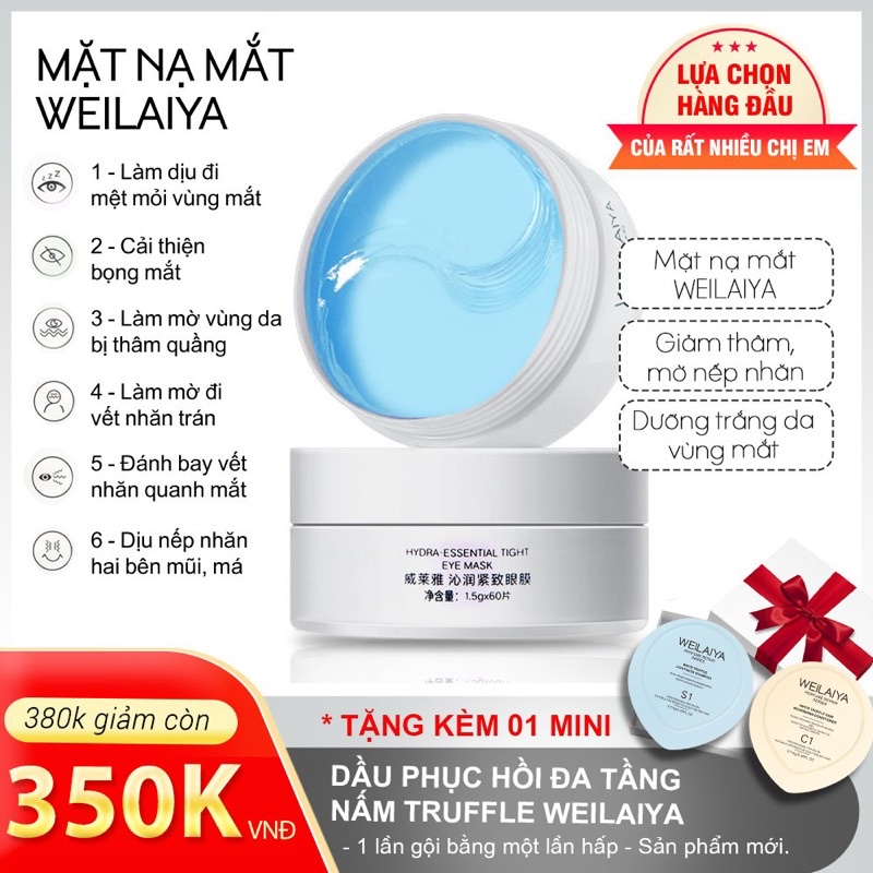 MẶT NẠ MẮT SIÊU SALE TỪ WEILLAYA CHÍNH HÃNG