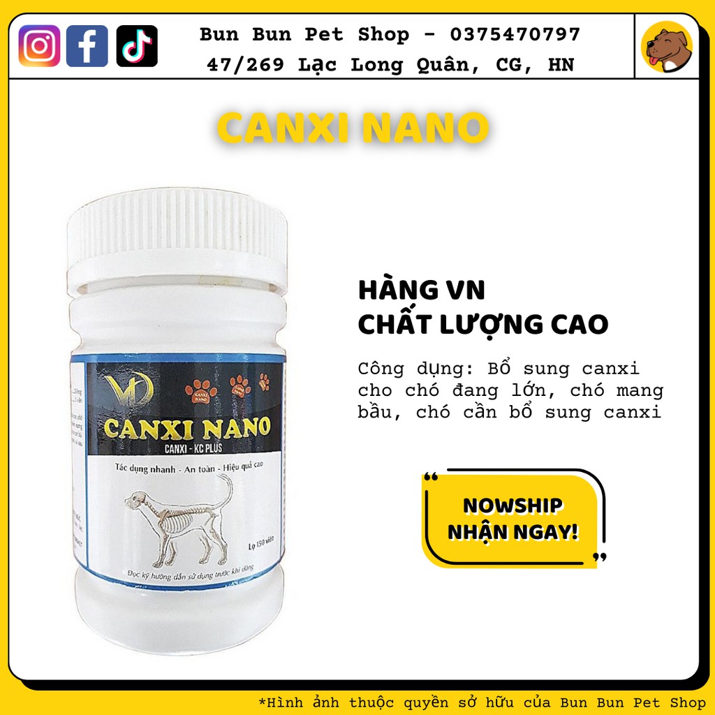 Canxi nano dành cho chó-Canxi nano dành cho chó