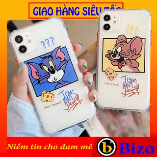 [CAO CẤP] Ốp lưng iphone 11, ốp iphone chống sốc cao cấp in hình chuột Jerry
