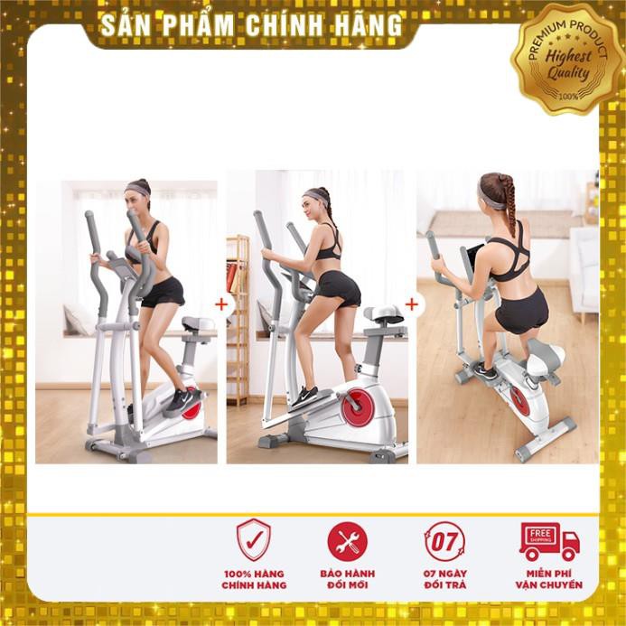 Xe đạp tập thể dục  Elip Máy DK-Elliptical - Xe đạp kết hợp lắc tay tập toàn thân - Bảo hành 1 năm