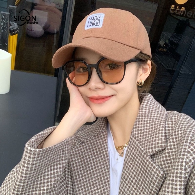 Kính Mát Phân Cực Mặt Vuông Màu Nâu Thời Trang Cho Nam Và Nữ