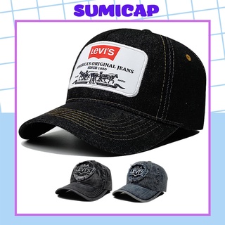 Mũ lưỡi trai nam nữ đẹp chất vải jean bò thời trang cao cấp cá tính màu đen giá rẻ