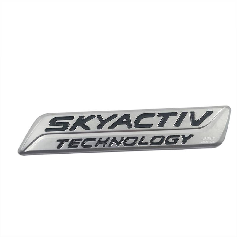 1 Miếng Dán Logo Công Nghệ Skyactiv Trang Trí Xe Hơi MAZDA Bằng ABS