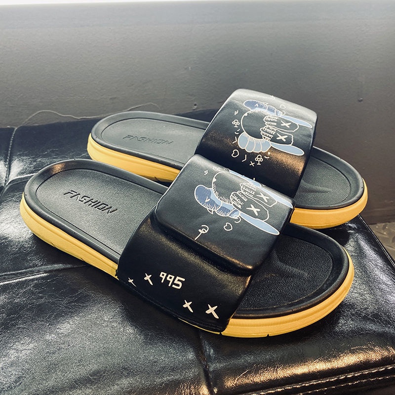 Oeggeo shop Dép Quai Dán Đế Dày Kiểu Dáng Thể Thao Dành Cho Nam Và Nữ