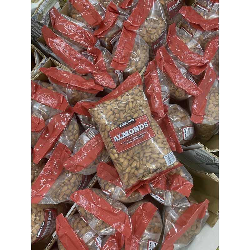 [HÀNG USA]Hạt hạnh nhân sấy khô Kirkland Almonds 1.36kg