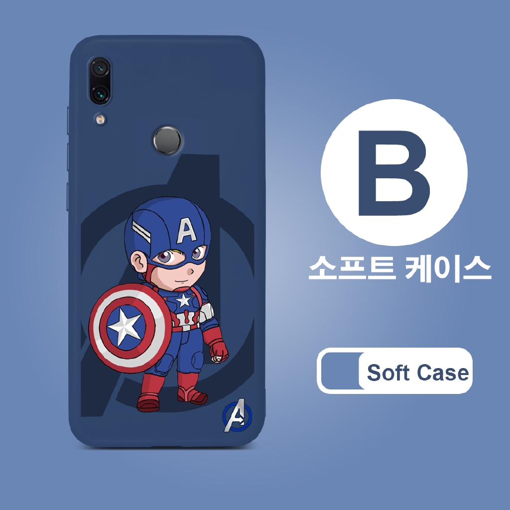 Ốp điện thoại họa tiết Avengers dành cho HUAWEI HONOR PLAY 9 10 20 LITE HONOR 10 20 7C 8X 8A PRO 10I V20 7S