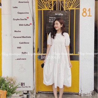 VÁY BABYDOLL ZARA TẦNG TAY BỒNG SIÊU XINH