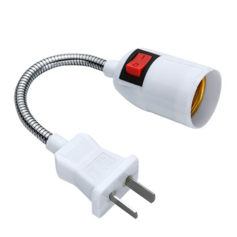 Đui Đèn E27 Uốn Cong 360 Độ Có Công Tắc Bật Tắt Phù Hợp Với Mọi VỊ Trí Trong Nhà