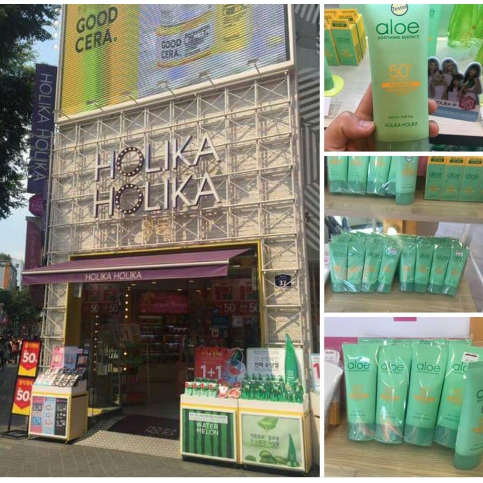 Kem chống nắng Holika ALOE