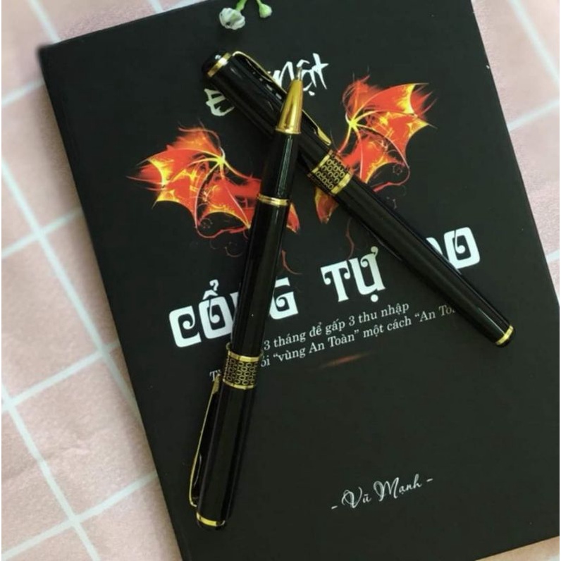 Bút bi mực nước vỏ kim loại Baoer 01 - Bút ký phong thủy cho bạn tài lộc trong kinh doanh