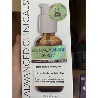 Advanced Clinicals Niacinamide Serum 5% dưỡng da mặt