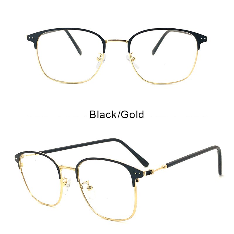 Mắt Kính Gọng Kim Loại Chống Bức Xạ Máy Tính