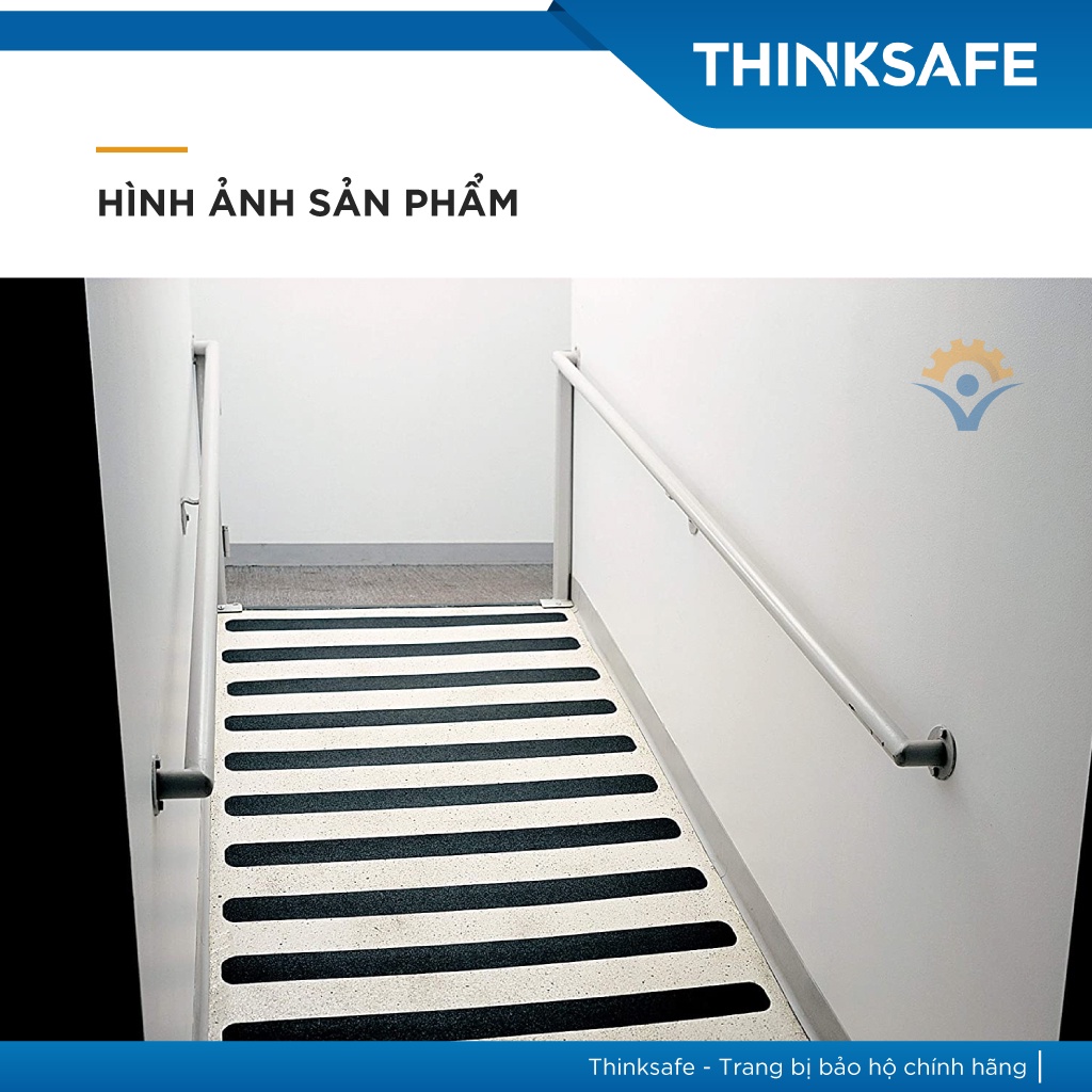 Băng keo chống trượt 3M Safety-Walk 610 dán cầu thang, nền sàn, tăng độ nhám, chống trơn trượt (khổ 5cm)- Thinksafe