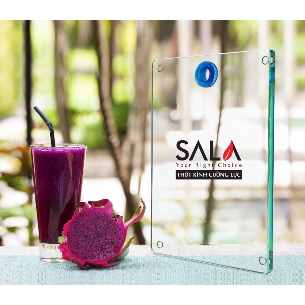 Thớt kính cường lực SALA công nghệ nhật bản dày 12mm siêu bền an toàn sức khỏe