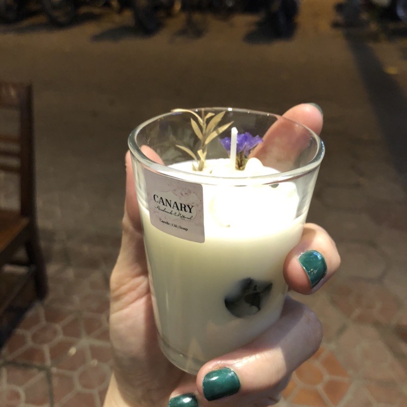 Nến thơm Trầm hương 80gr - 100gr  có hộp