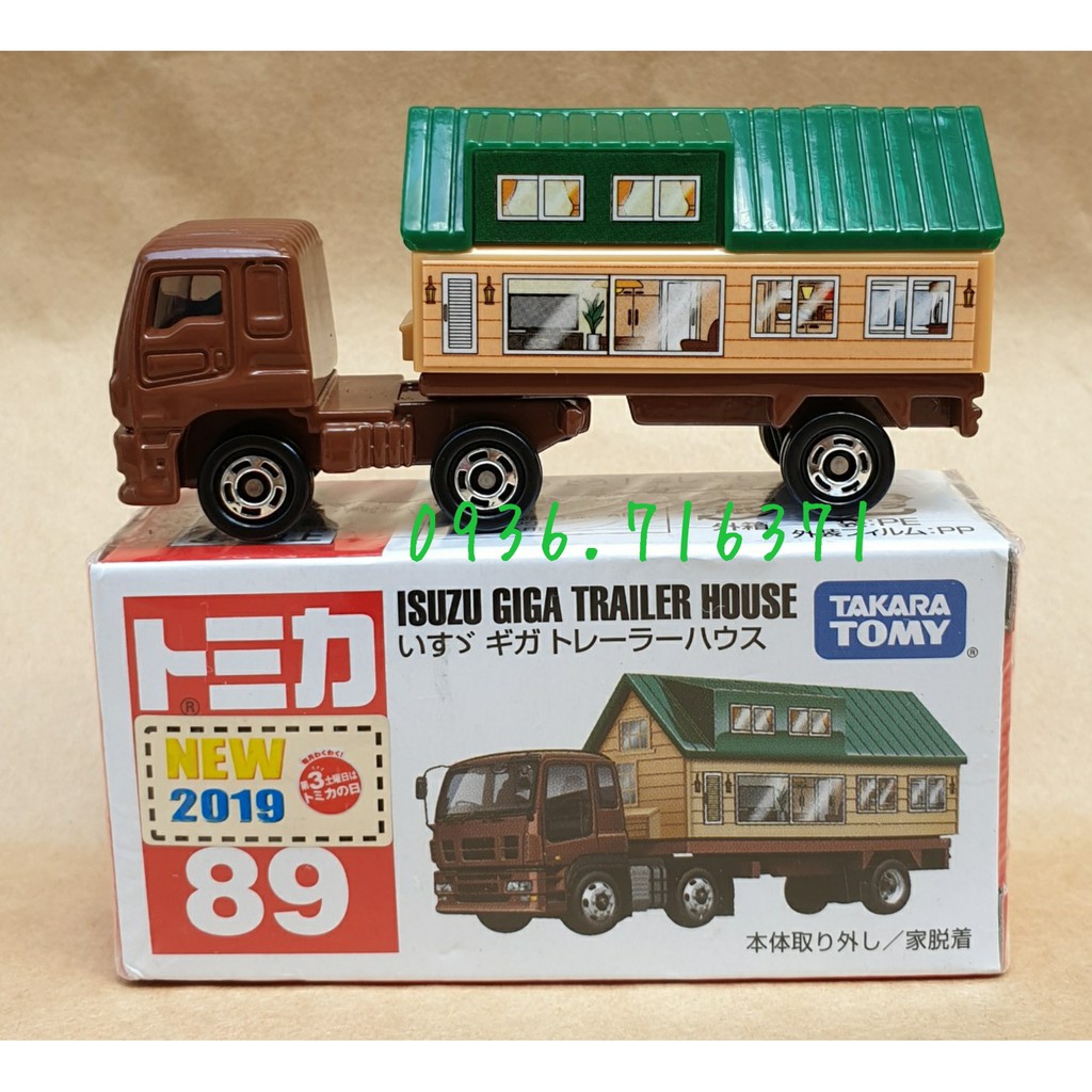 Mô hình xe nhà gỗ di động tomica Nhật Bản No89 (Có Hộp) TOMICAMetal