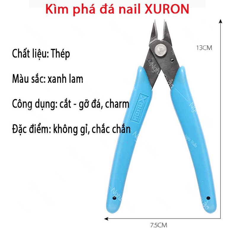 Kìm phá đá nail Xuron