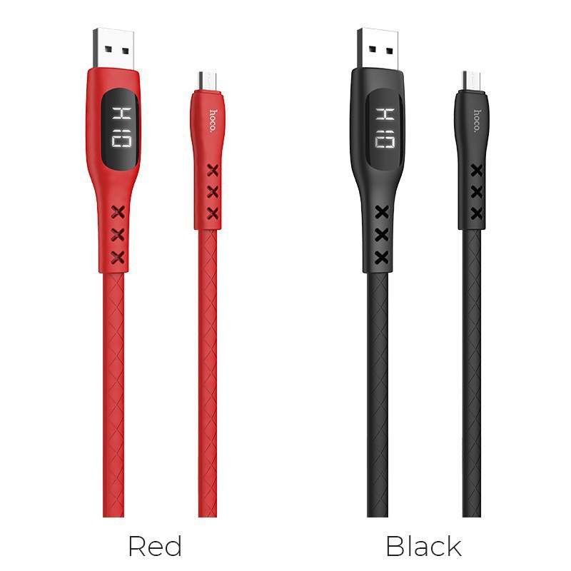 CÁP SẠC NHANH HOCO S6 CÓ ĐÈN LED HIỂN THỊ - HÀNG CHÍNH HÃNG