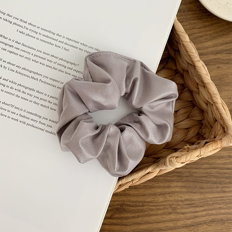 Dây buộc tóc da pu đơn giản d20102009