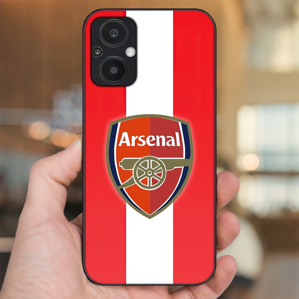 Ốp lưng Oppo Reno 7Z 5G viền đen in hình Arsenal FC