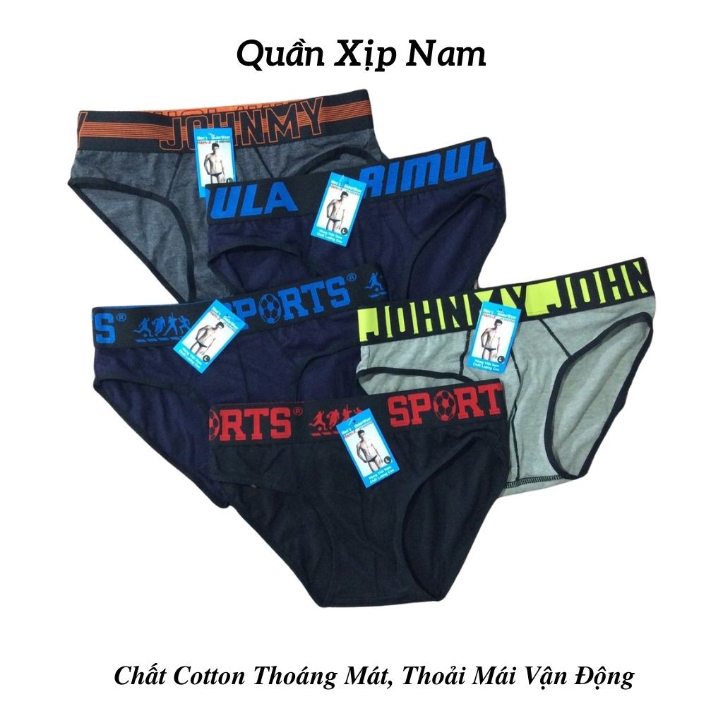 Quần Xịp Nam Cao Cấp Chất Coton Co Giãn 4 Chiều, Quần Lót Nam Co Giãn Thoáng Mát, Thoải Mái Vận Động