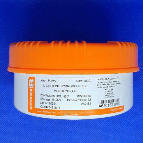 Hoá chất L-Cysteine HCl, Mã CAS 7048-04-6 Lọ 100g