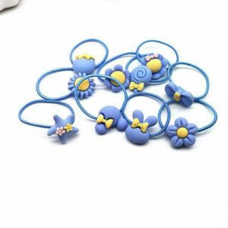 Set 50 dây buộc tóc cho bé