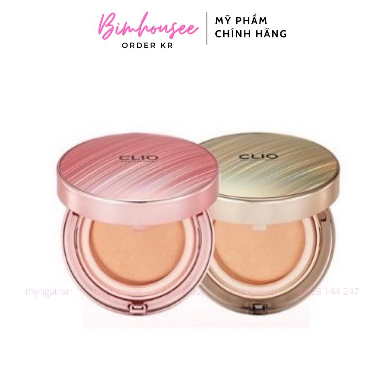 [Set kèm lõi] Phấn nước Clio Kill Cover Founwear Cushion XP Cushion CLIO