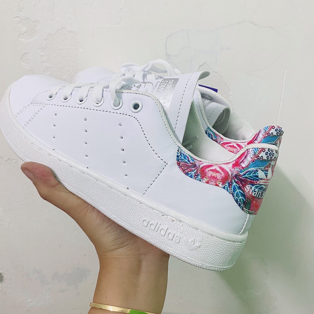Giầy thể thao stan smith gót bạc