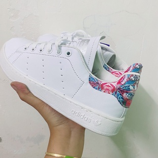 ( vuốt phải xem video - giầy fullbox + giấy gói )Giầy thể thao stan smith gót bạc