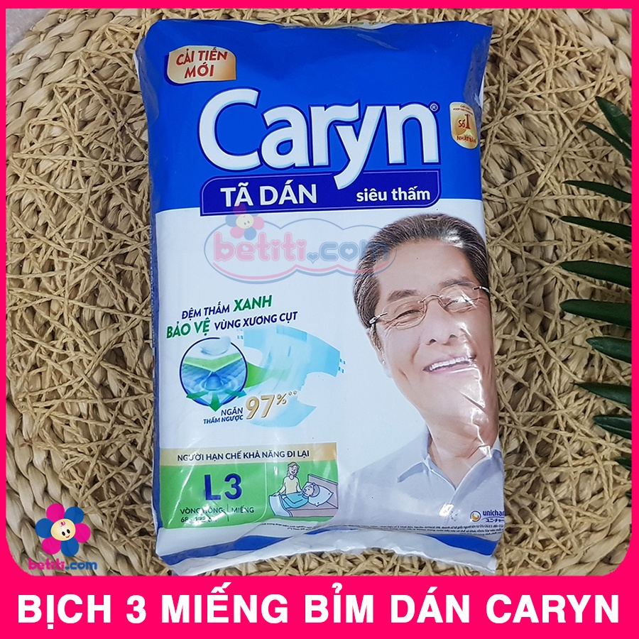 Bịch 3 Miếng Bỉm Dán Caryn Cho Mẹ Sau Sinh M-L3