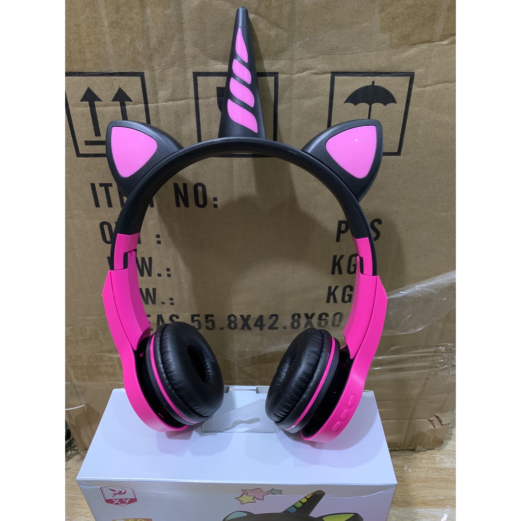 HEADPHONE UNICORN / TAI NGHE BLUETOOTH KÌ LÂN DỄ THƯƠNG  XY 212- FULL BOX