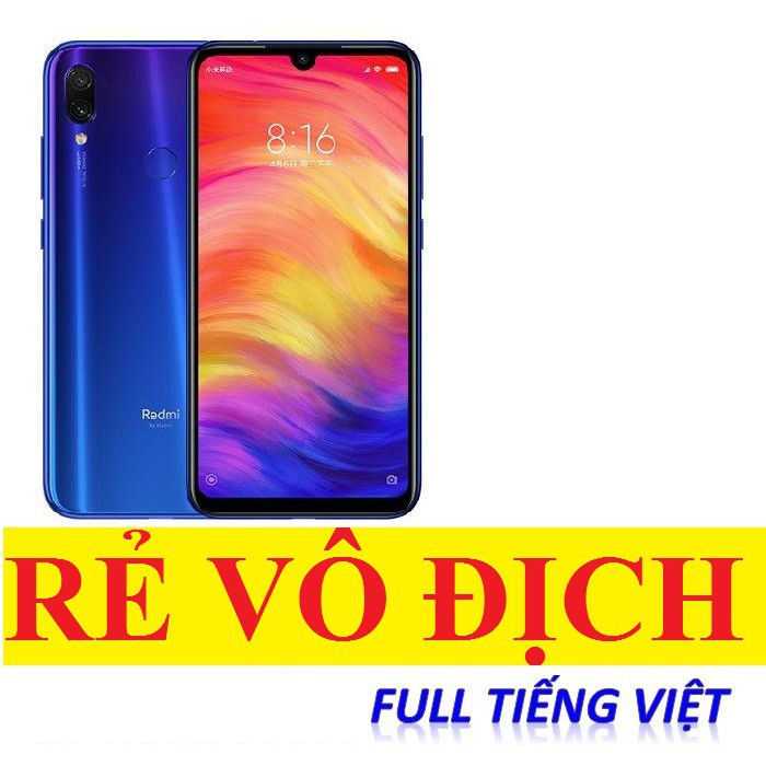 ''BÁN LẺ=GIÁ SỐC'' điện thoại Xiaomi Redmi 7 2sim ram 3G rom 32G mới, Có Tiếng Việt, Chơi PUBG/LIEN QUÂN mượt