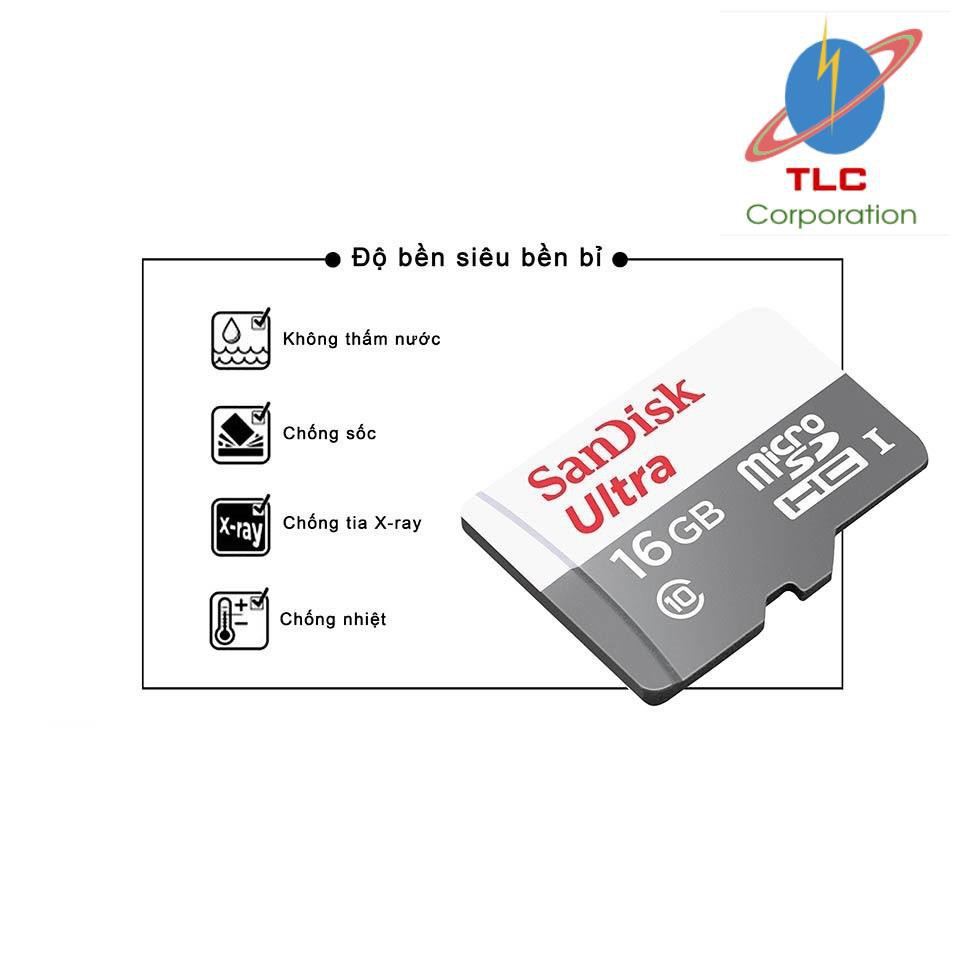 Thẻ Nhớ SanDisk Ultra 32/16GB Chuyên Dùng Cho Camera, Điện Thoại 80MB/S - Sản Phẩm Chính Hãng | BigBuy360 - bigbuy360.vn