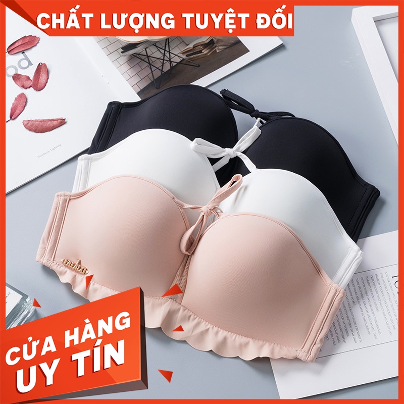 Áo lót không dây chống tuột cup ngực su mịn đệm 2.5cm | BigBuy360 - bigbuy360.vn