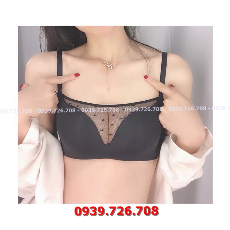 Bộ đồ lót su trơn không gọng mút dày bảng rộng 3 móc