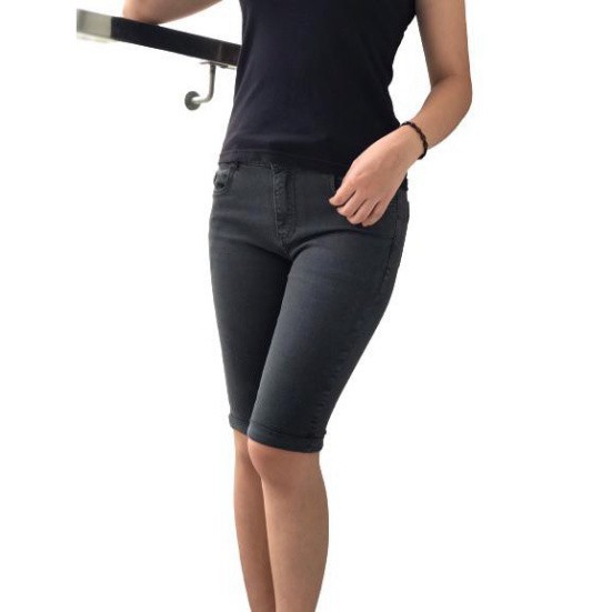 Quần Nữ Jeans, Quần jeans lửng Nữ VNXK Cao Cấp Chất Mềm Min, Thoáng Mát, Co Giãn Cực Mạnh