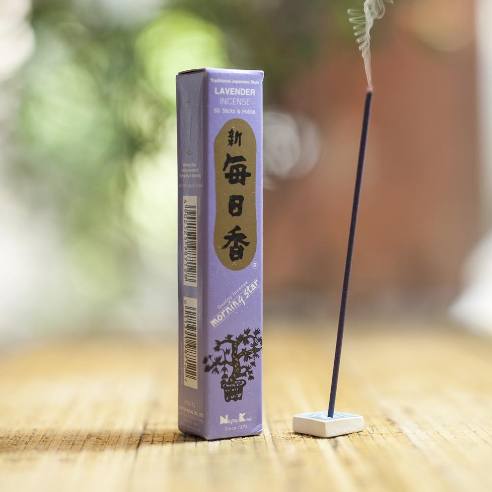 Nhang thơm Nhật Bản Morning Star (50 que) - Hoa oải hương - Nippon Kodo