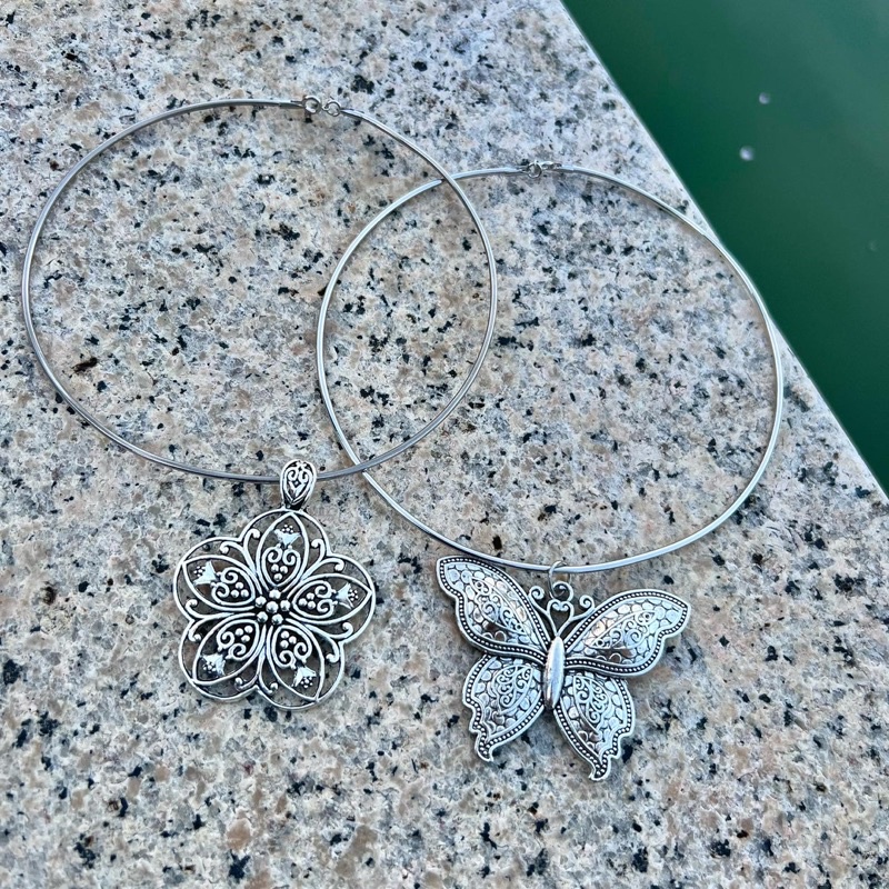 Vòng Cổ Mặt Hoa ❀ Vòng Kiềng Đeo Cổ ❀ @neck.soul.glass