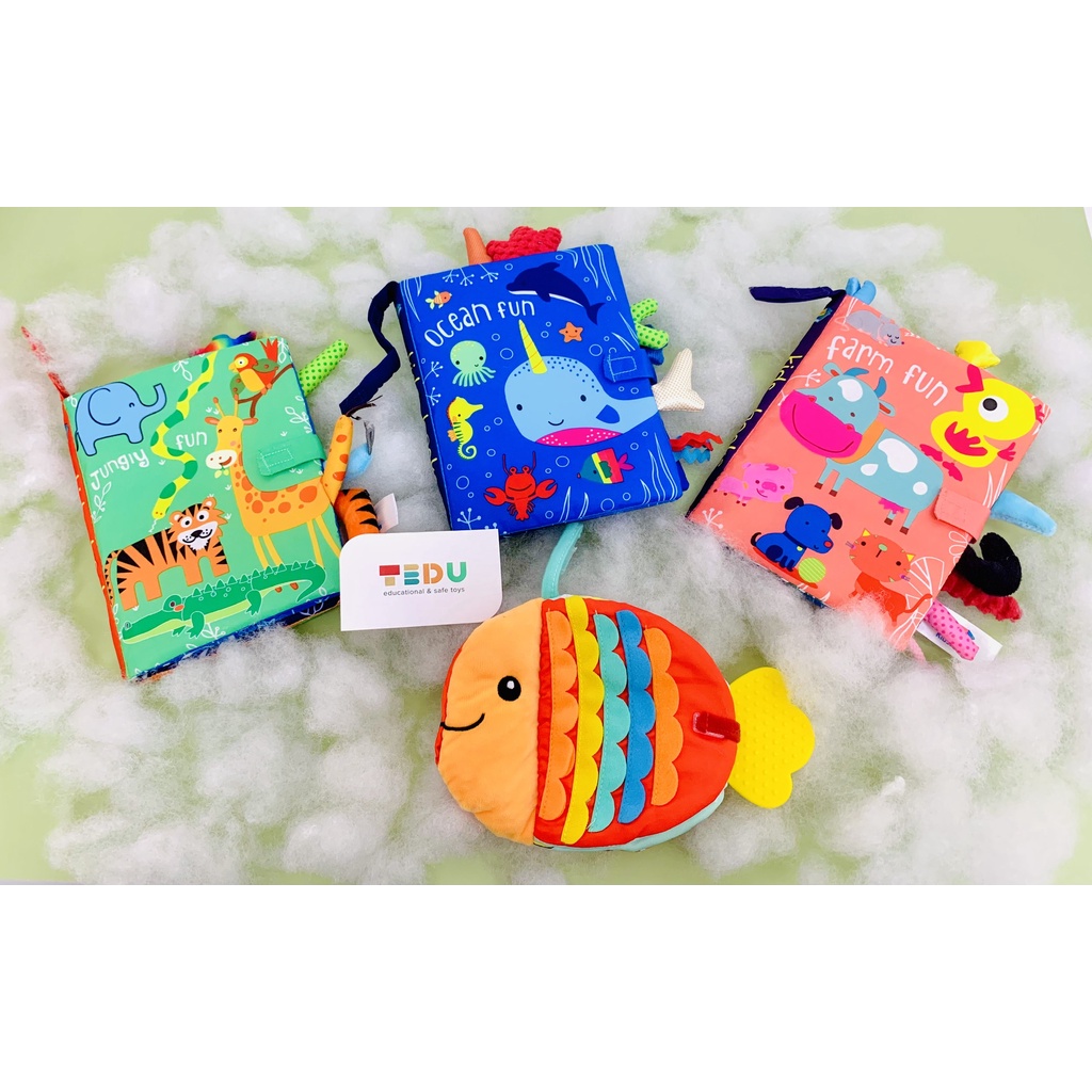 Sách vải theo chủ đề TEDU - Đồ chơi giáo dục cho bé