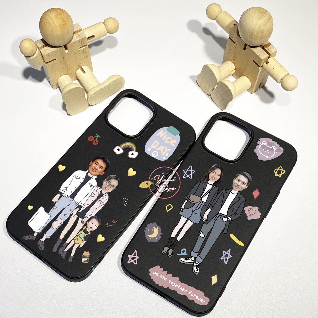 [CHAT SHOP CHỐT MẪU TRƯỚC KHI ĐẶT Ạ] Ốp in theo yêu cầu sticker gia đình và em bé cho full dòng điện thoại - Yumi Case