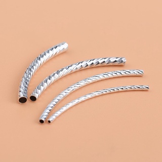 Charm ống bạc nối - Charm Bạc 925